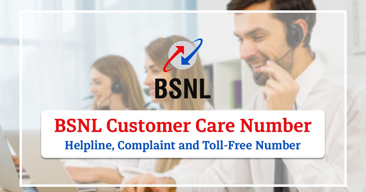 BSNL Customer care numbers