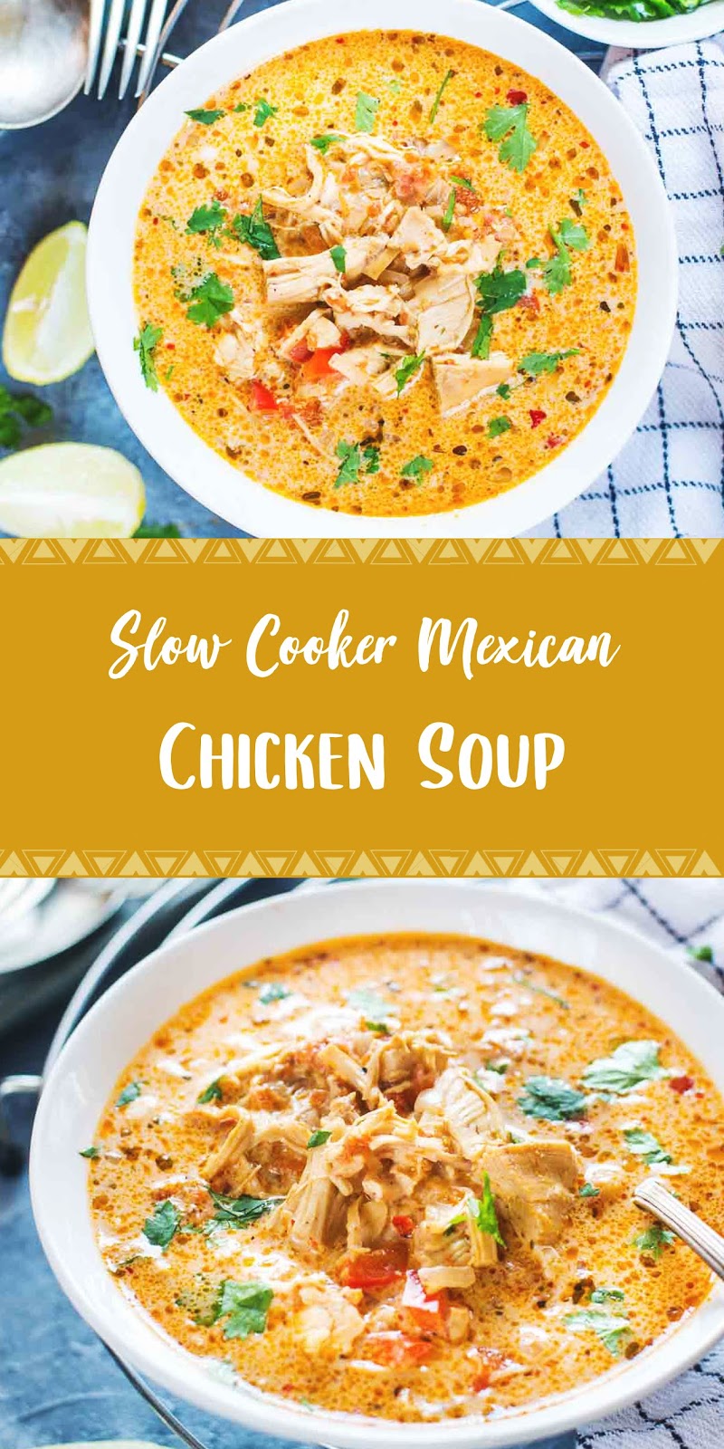 Slow Cooker Mexican Chicken Soup - Food Recipes