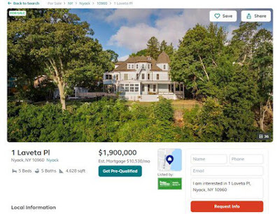Venden por 1,9 millones de dólares en NY una mansión declarada legalmente embrujada