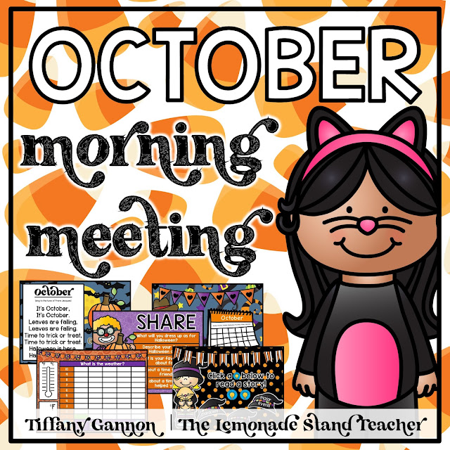 October morning meeting activities