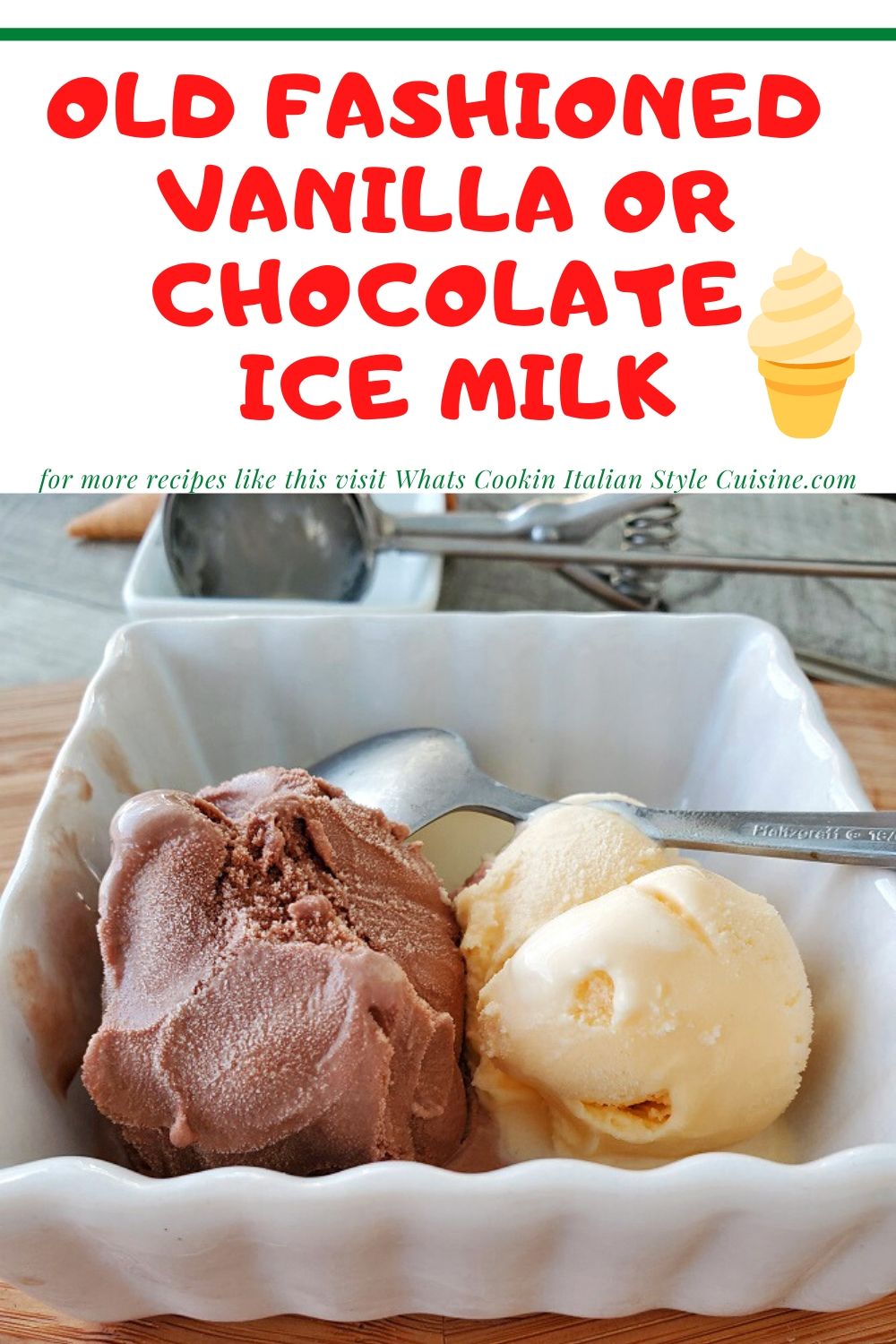 Old-Fashioned Homemade Chocolate Ice Cream - Adventures of Mel