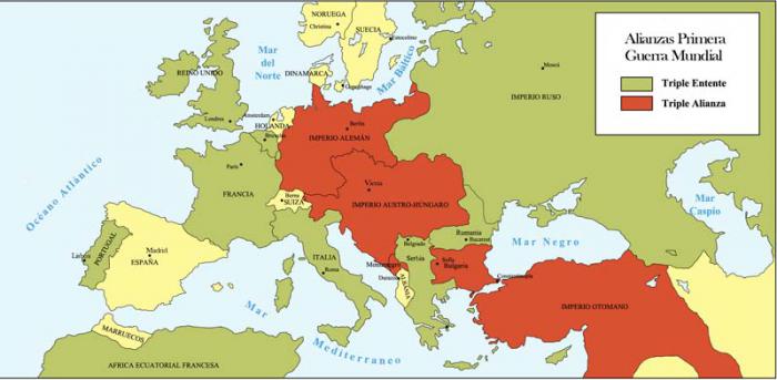 HISTORIA UNIVERSAL DESDE EL CCH(220) Mapa de la triple alianza y la