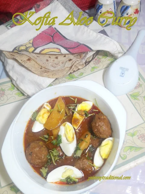 Kofta-aloo-curry-recipe-with-step-by-step-photos