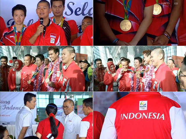 Moment Terbaik Acara Penyambutan Kepulangan Pahlawan Olahraga Indonesia