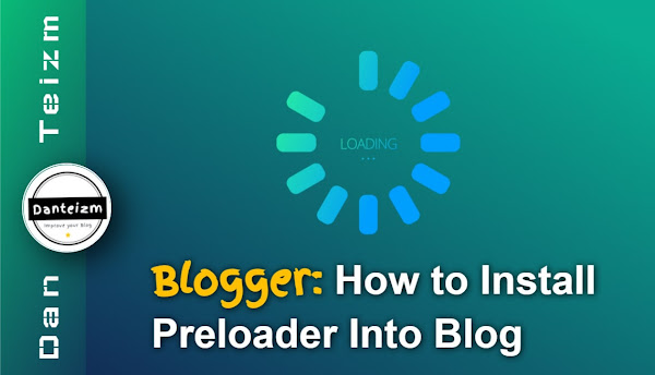 How to add animation to blogger - preloader