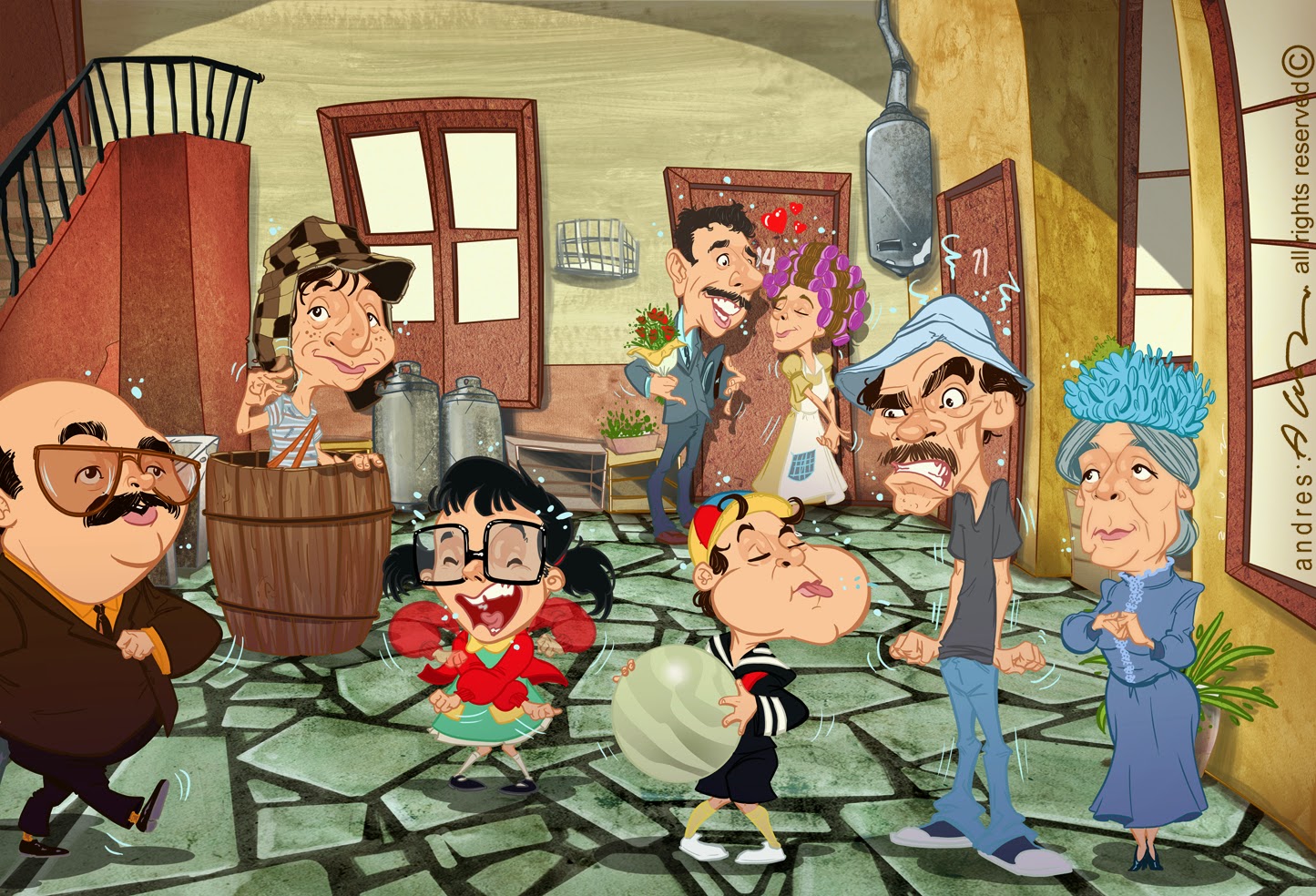 El chavo del ocho caricatura