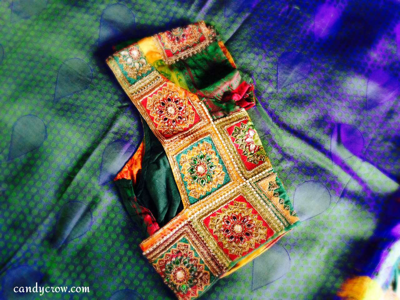Silk Saree Blouse Design | Diwali Shopping