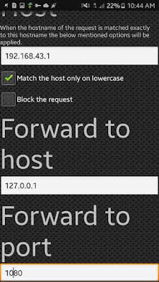 Forward to host Forward to host