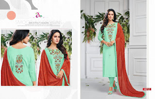 Angroop plus dairy milk vol 28 Churidar dress material