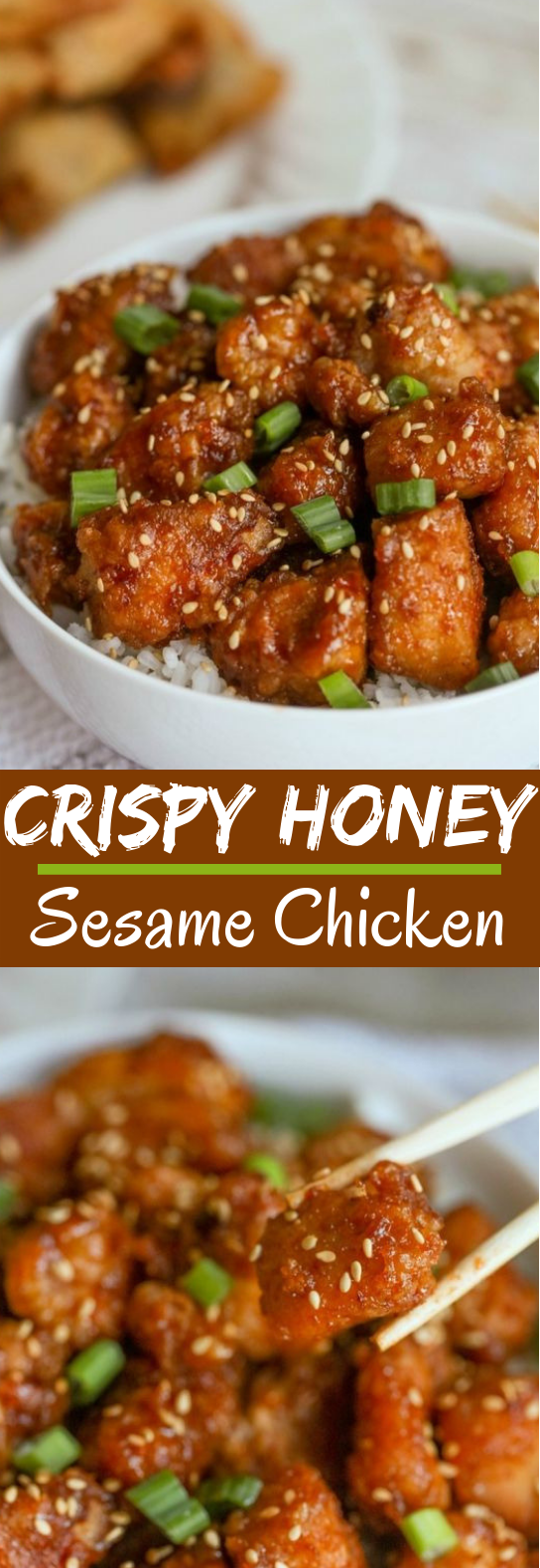 Honey Sesame Chicken #dinner #chicken