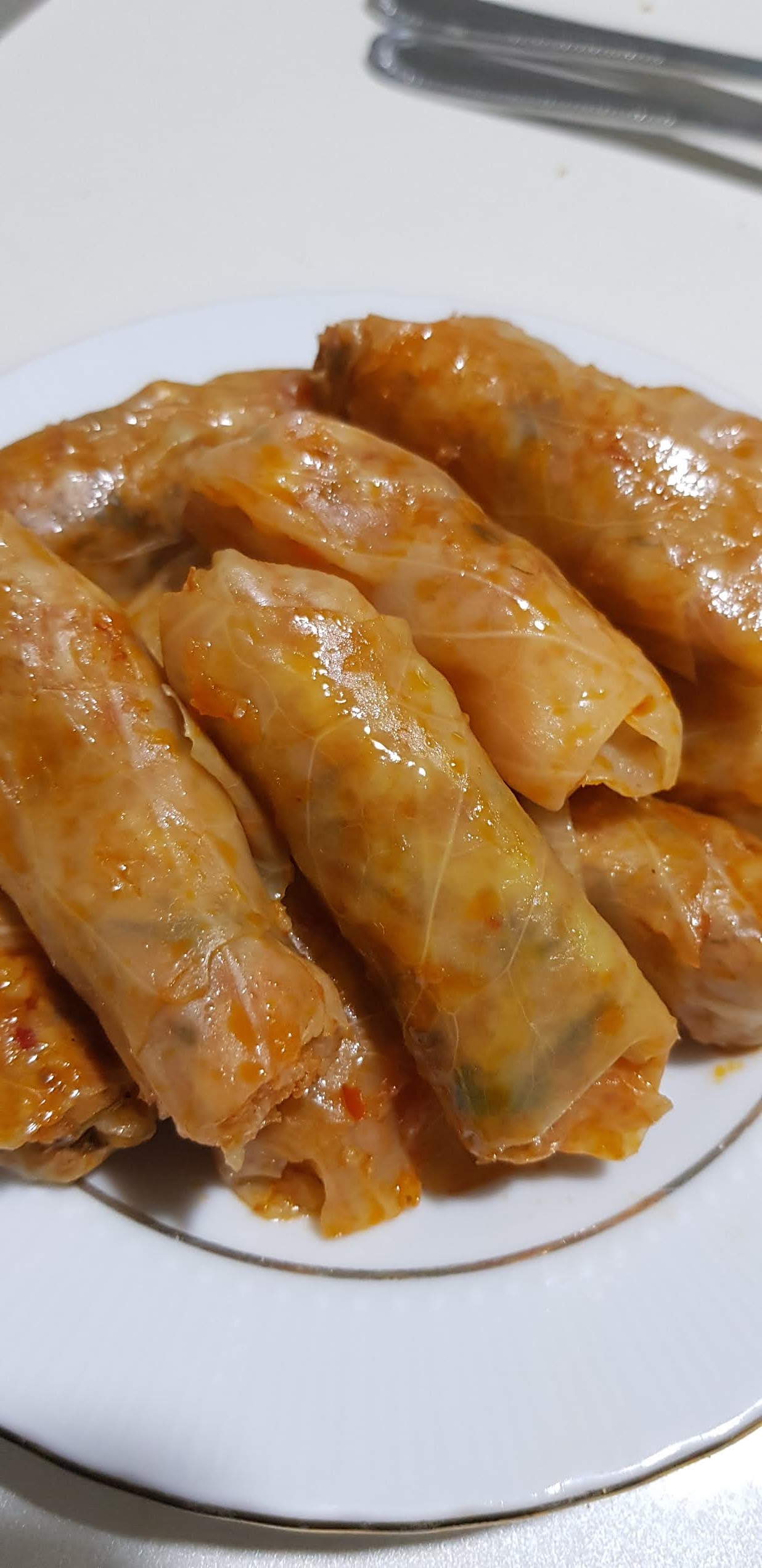 TATESAL ETLİ LAHANA DOLMASI VE KIZIM GELDİ