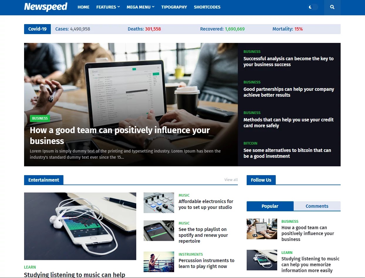 How to download Newspeed premium blogger templates for free Regarding Free Blogger Templates For Business