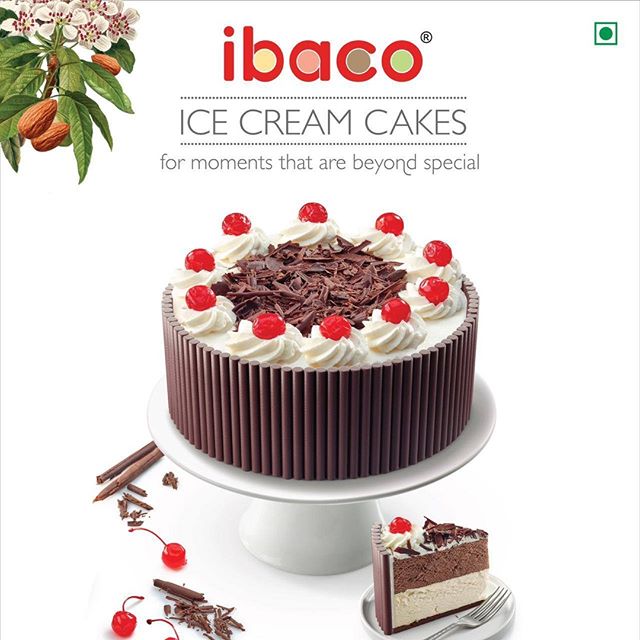 Blackforest Ice cream cake from ibaco