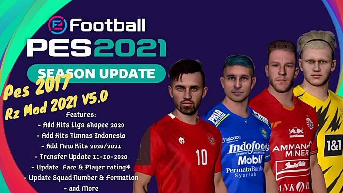 Rz Mods Season 2021 Nsp Patch Update V8 Pes 2017 Patch Pes New Patch Pro Evolution Soccer