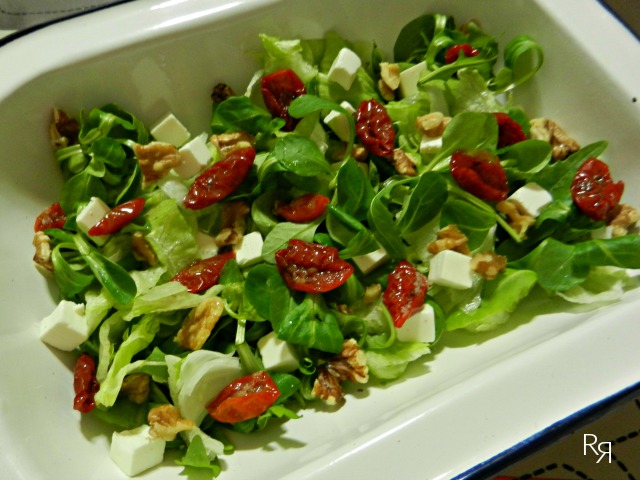 ENSALADA CON TOMATES SECOS | las recetillas de romo