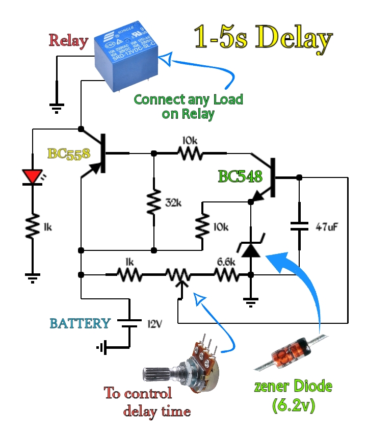 Timer Circuit Using Transistor: 2020
