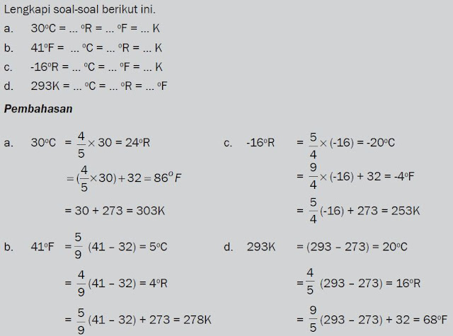Cara Menentukan Rumus Konversi Suhu Pada Termometer beserta Contoh