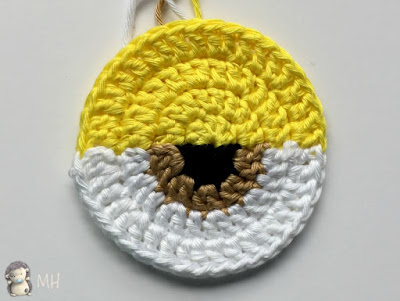 ojo de gorro Minion a crochet
