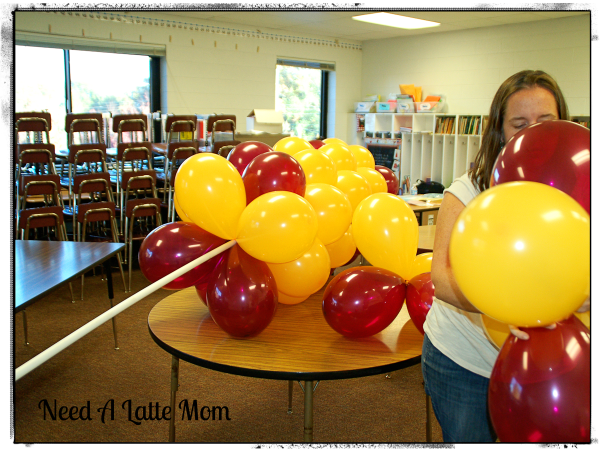 Need A Latte Mom How to make a Balloon Arch