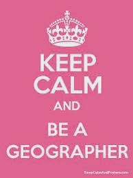 be a geographer