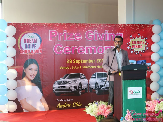 Majlis Pemberian Hadiah Lulu Dream Drive Shop & Win 