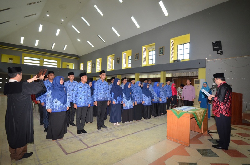 Subbag Okpp Iain Batusangkar Pelantikan Pejabat Dan Pengambilan Sumpah Pns Iain Batusangkar