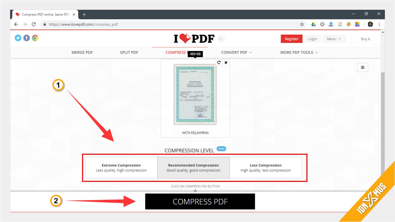 Compress PDF