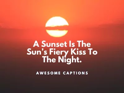 sunset captions