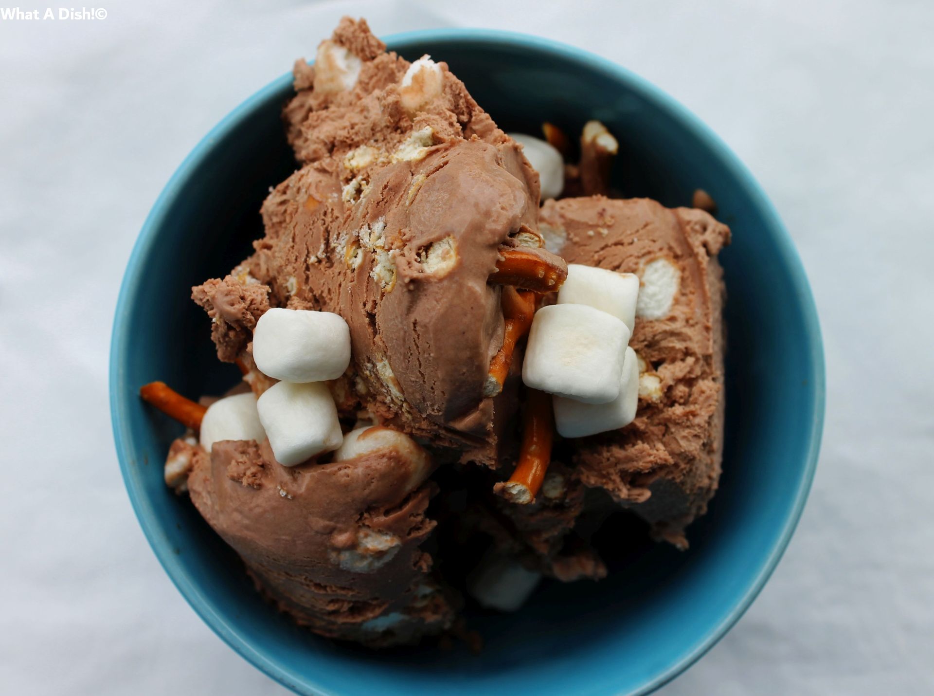 What A Dish! Homemade Ice Cream No Churn (No Machine)