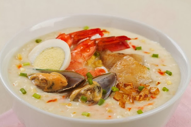 Creamy Seafood Arroz Caldo Recipe