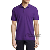 Kaos Polo Shirt Pria Warna Ungu