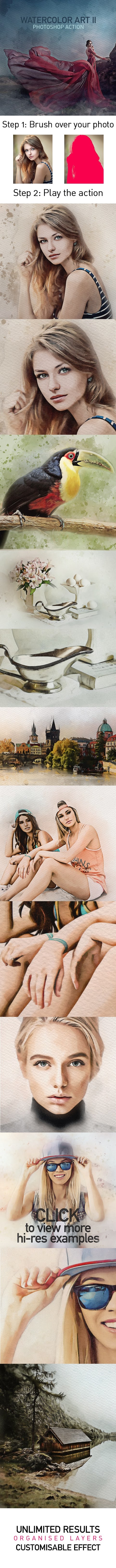 GraphicRiver - Watercolor Art II Photoshop Action 23768257 2 preview%2B%25282%2529