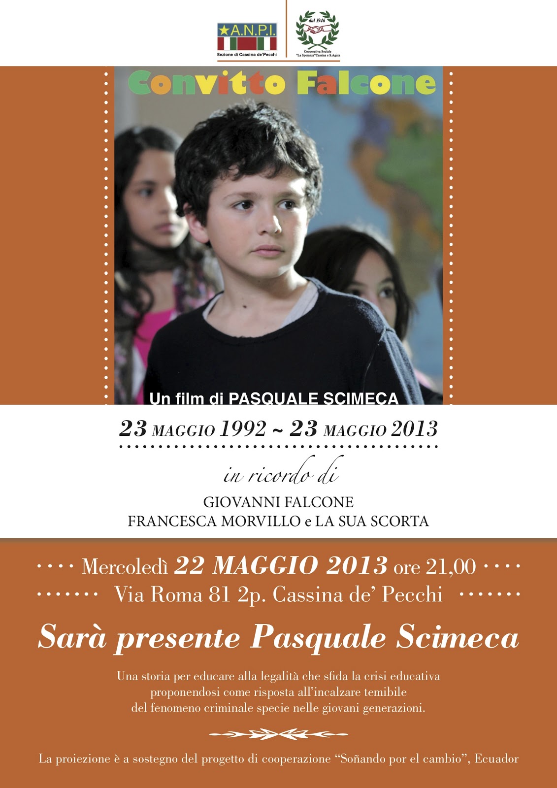 ANPI Barona. Milano. Convitto Falcone ANPI Cassina de Pecchi.