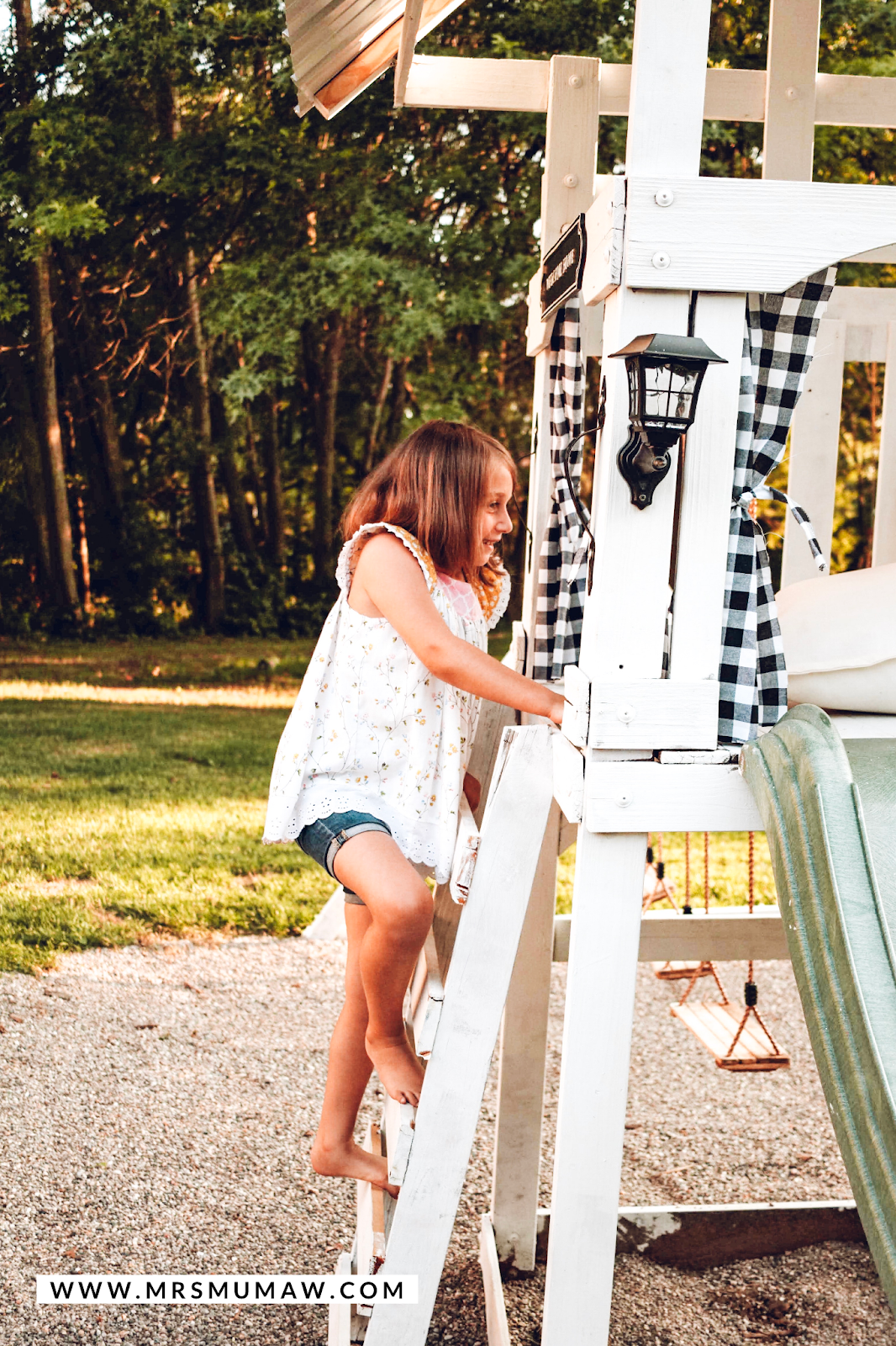 Swing Set Makeover How to Paint Swing Set The Every Things Mrs