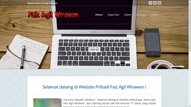 website faiz agil wirawan