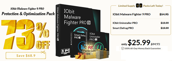 IObit Malware Fighter 9 PRO Special Coupon and Promo Discount
