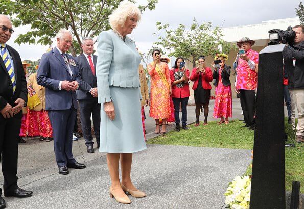  Prince of Wales and Duchess of Cornwall attended a service of remembrance at Mt Roskill War Memorial
