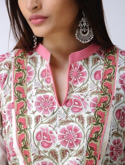 Buy Maroon Straight Cut Kurti In Crepe With V Neckline And Printed Bird And  Floral Motifs Online - Kalki Fashion