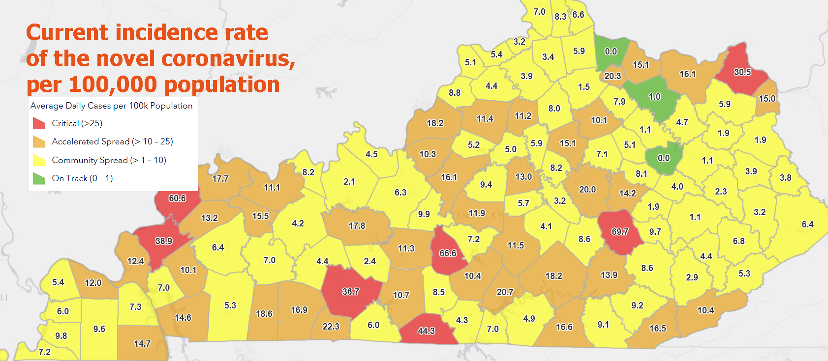 No covid19 deaths and a relatively low number of coronavirus cases