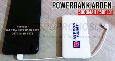 Powerbank Arden 5000mAh P50PL31 untuk souvenir, Jual Powerbank Arden 5000mAh P50PL31 - Kota Tangerang, Jual Power Bank Promosi - Souvenir PowerBank Arden, [ARDEN] POWERBANK MARS 5000mAh – P50PL31, Souvenir Powerbank Promosi Jakarta Bisa Custom – ARDEN