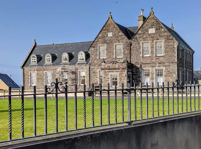 The Old Cable Station Office (now Airbnb) in Waterville Ireland