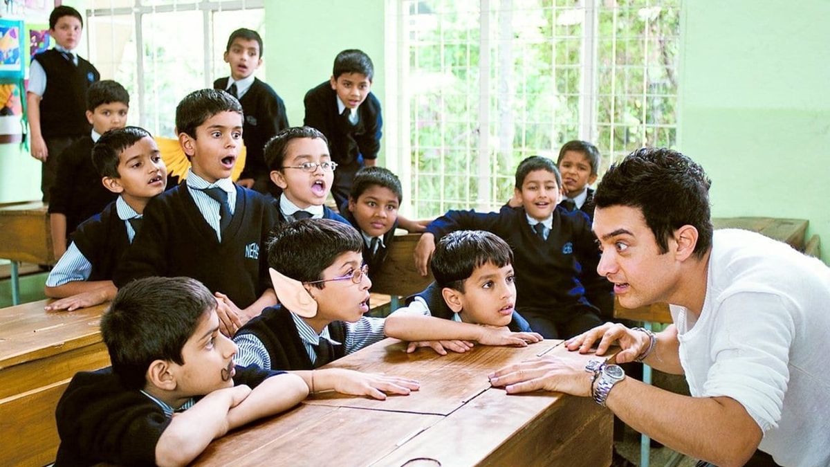 Cena do filme indiano Como Estrelas na Terra que fala sobre dislexia e educação dirigido por Aamir Khan e está disponível na Netflix