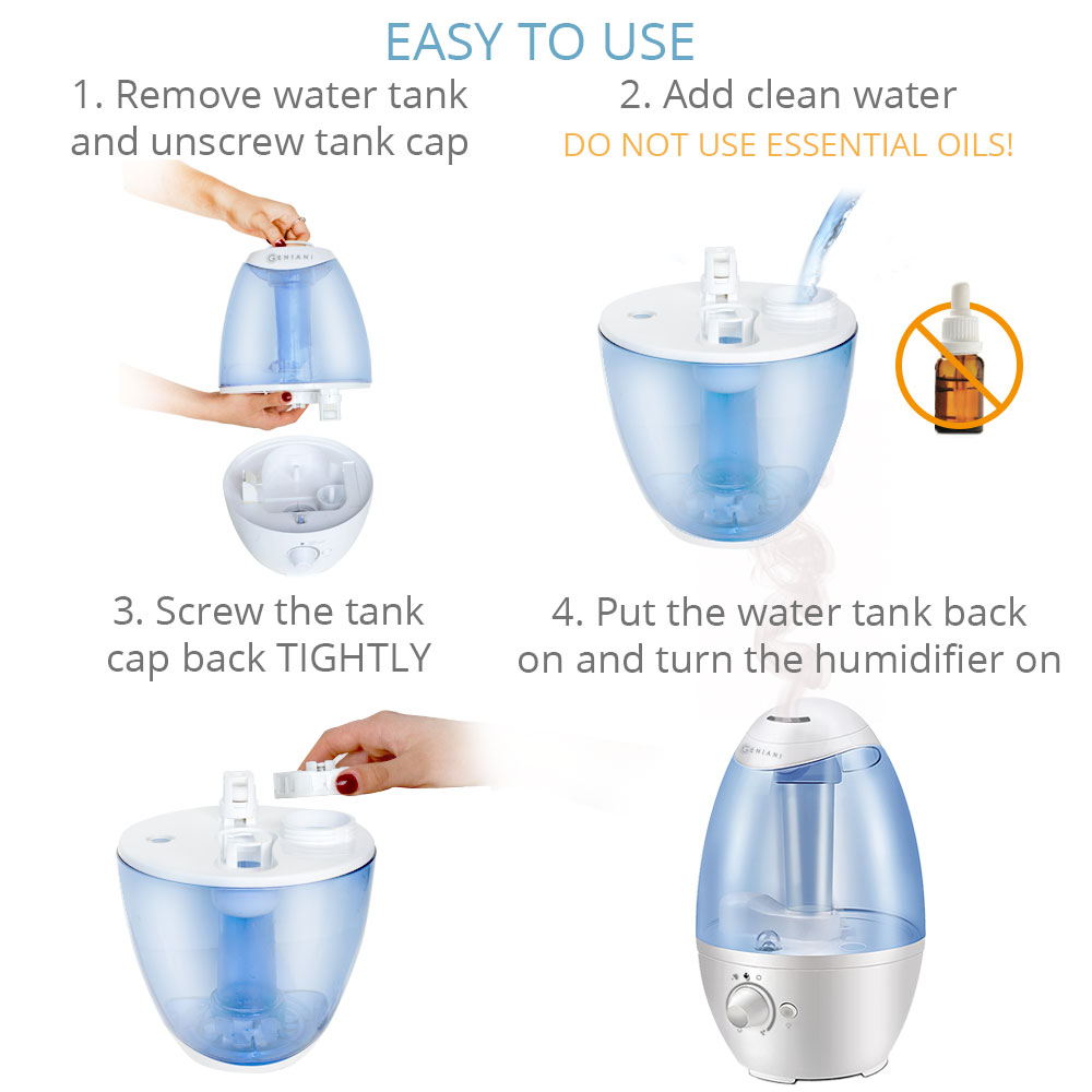 Missy's Product Reviews Geniani Ultrasonic Cool Mist Humidifier