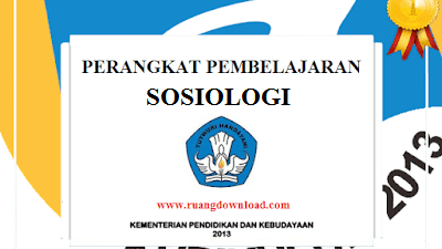 Perangkat KBM Sosiologi K13 Revisi Th 2019 Kelas 10 SMA/SMK/MA [Lengkap]