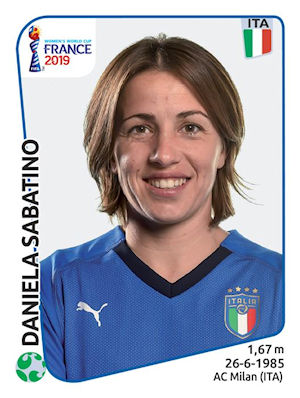 195 Panini Women's World Cup 2019 Badge Italy No 