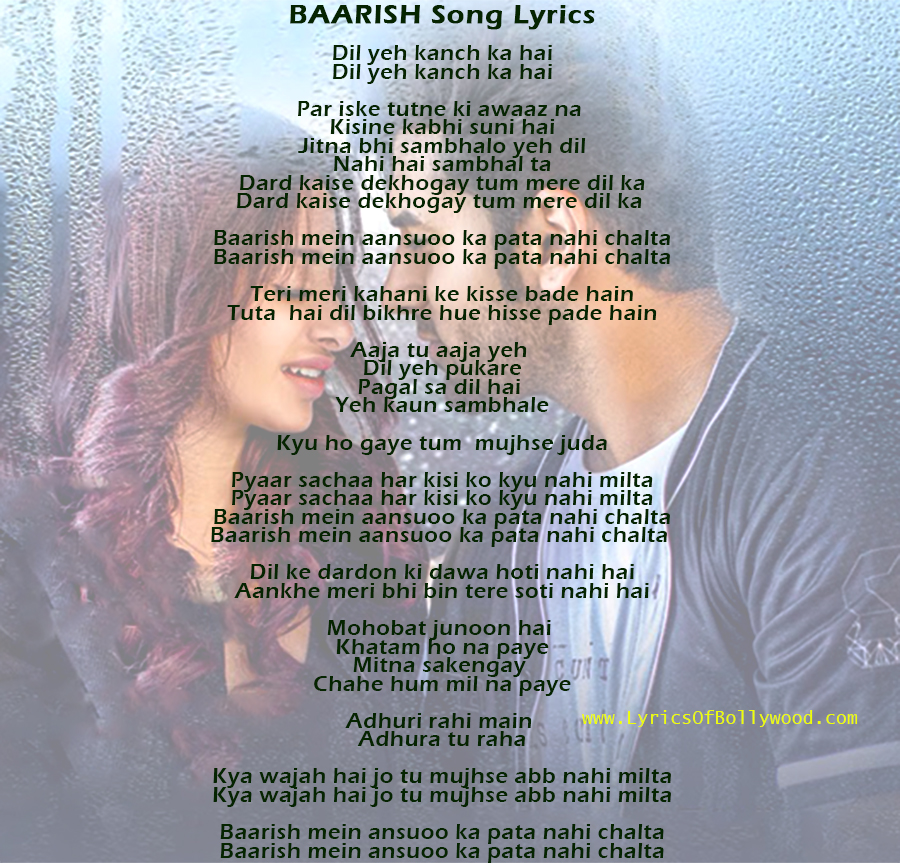 Songs On Baarish / Ghar mein bajti dhun ko sun kar. Mayo Rovali