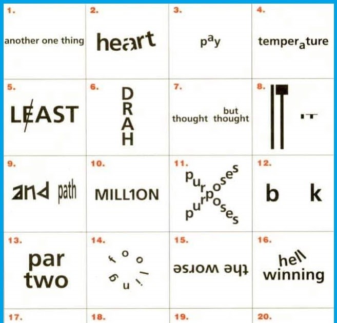 Another One Thing Heart Brain Teaser Answer Rebus Puzzle