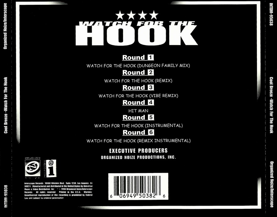 THE CRACK FACTORY Cool_BreezeWatch_For_The_Hook(CDM)1998Y2H_INT