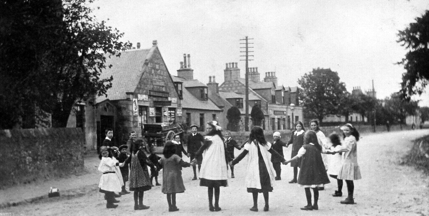 Tour Scotland Old Photograph Victoria Street Dyce Scotland