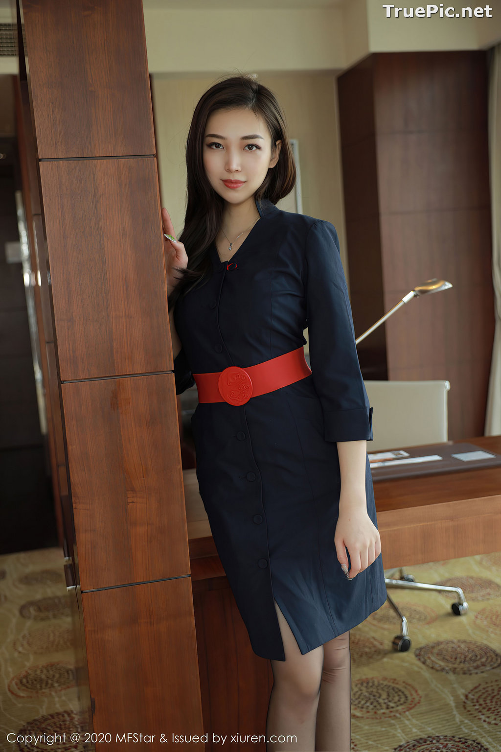 Image MFStar Vol.404 – Chinese Model – Zheng Ying Shan (郑颖姗) – Sexy Office Girl - TruePic.net - Picture-19